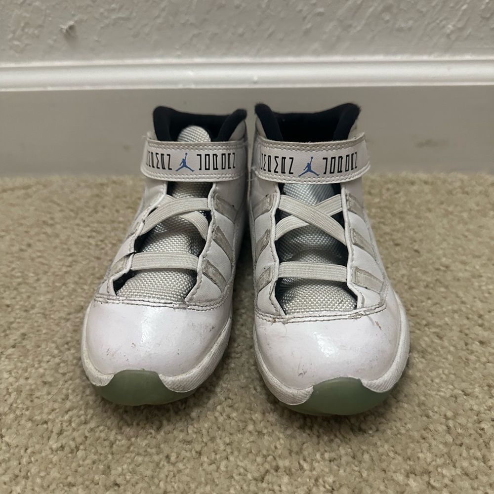 Kids White and Black Sneakers